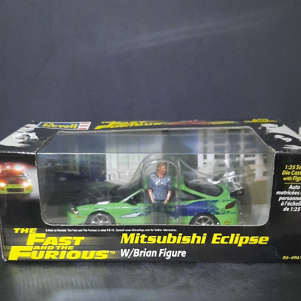 Revell Mitsubishi Eclipse Model with Brian Figure Adult Collectible - Picture 1 of 14